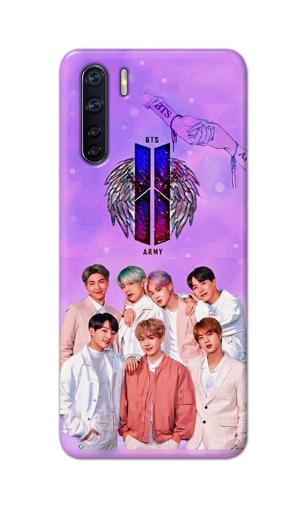 PRINTFIDAA® Printed Hard Back Cover for Oppo A91 Back Cover